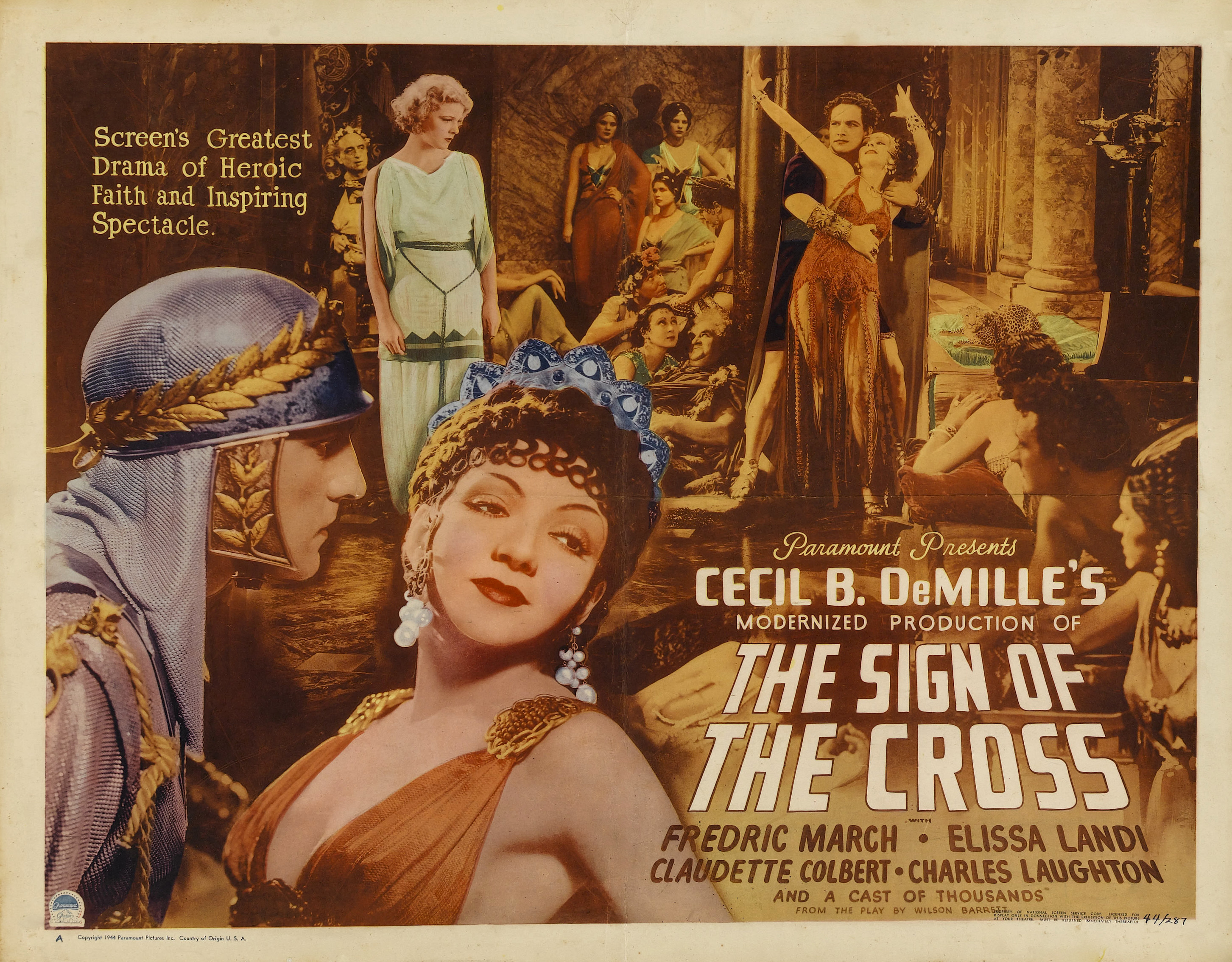 Classic Old Movie : The Sign Of The Cross 1933